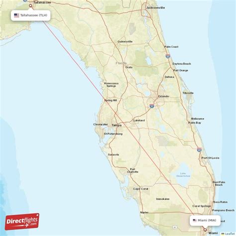 flights from tallahassee to miami|Direct (non